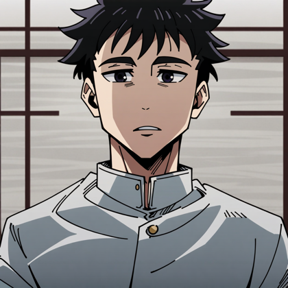 Generated original character in Jujutsu Kaisen style